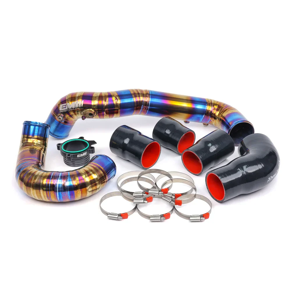 UPGRADED TITANIUM TURBO CHARGE PIPE FOR B9 C8 3.0T